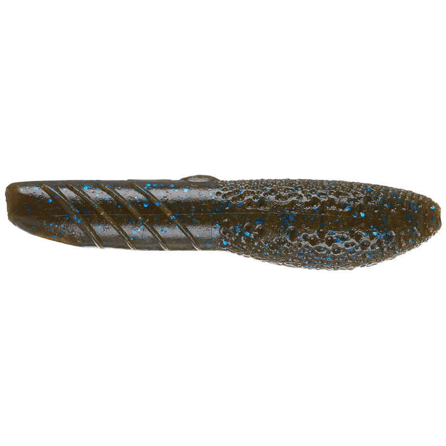 DEPS COVER SCAT SOFT STICK BAIT GREEN PUMPKIN BLUE FLAKE