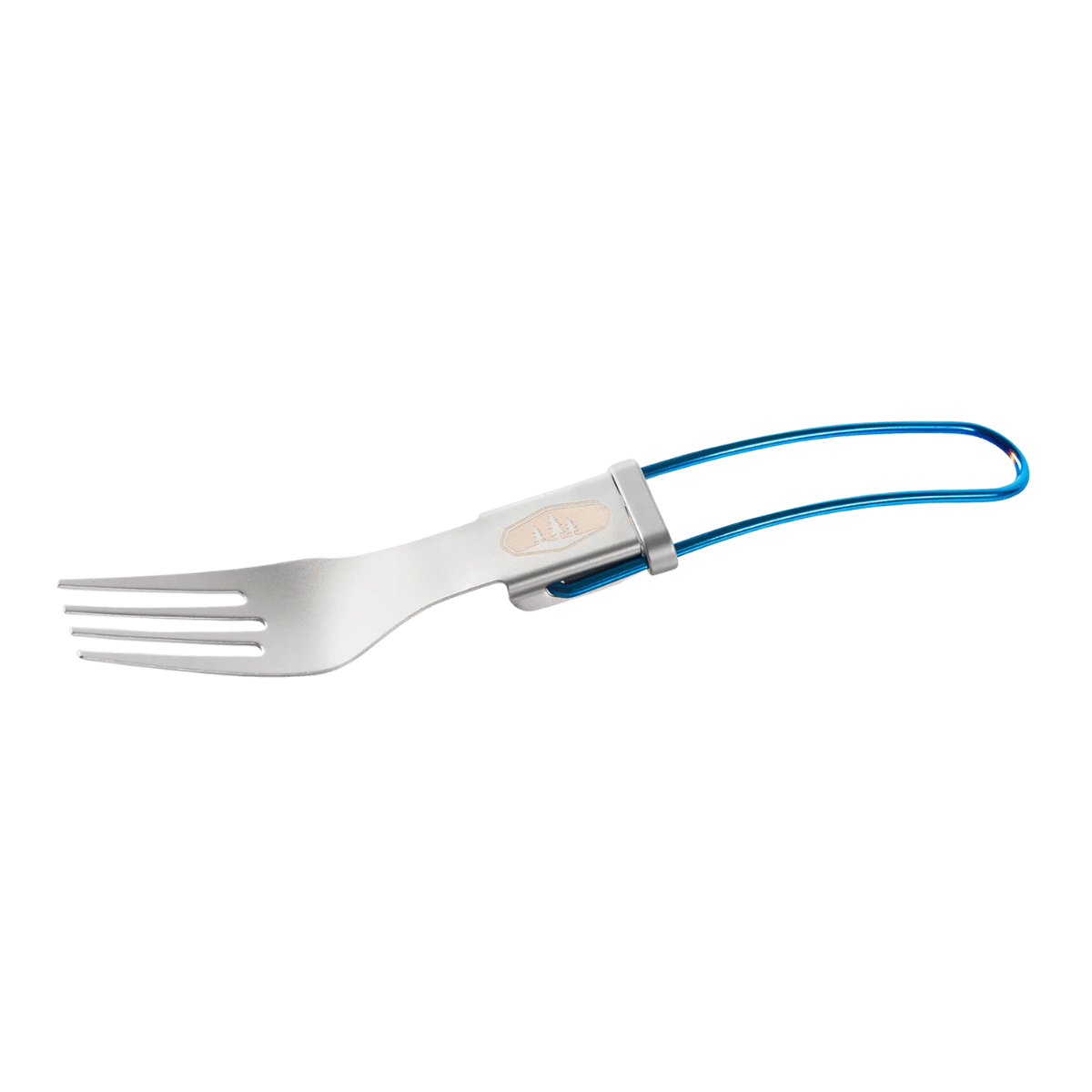 GSI OUTDOORS GLACIER FOLDING FORK - BLUE