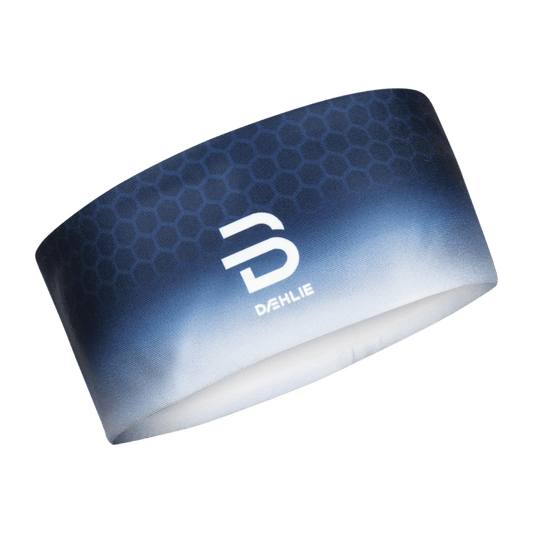 DAEHLIE POLYKNIT PRINT HEADBAND - ESTATE BLUE