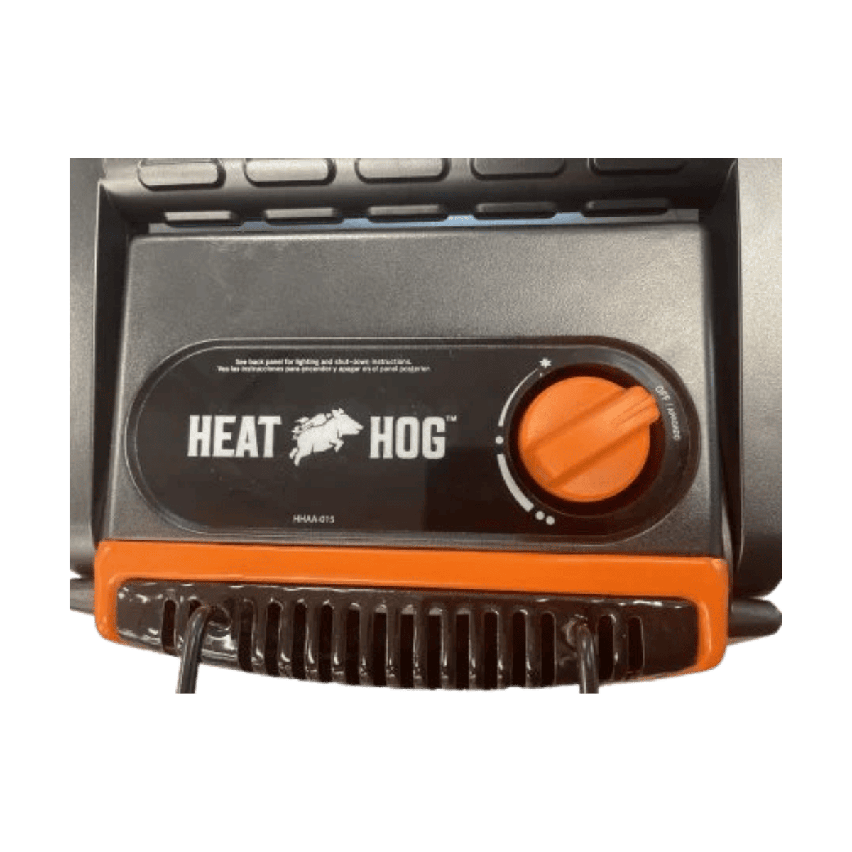 HEAT HOG LIQUID PROPANE PORTABLE HEATER - 9000 BTU" - TOP VIEW
