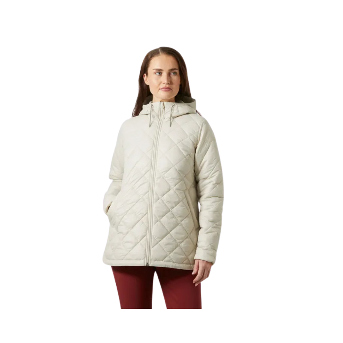 HELLY HANSEN W APRE QUILT INS JKT CREAM