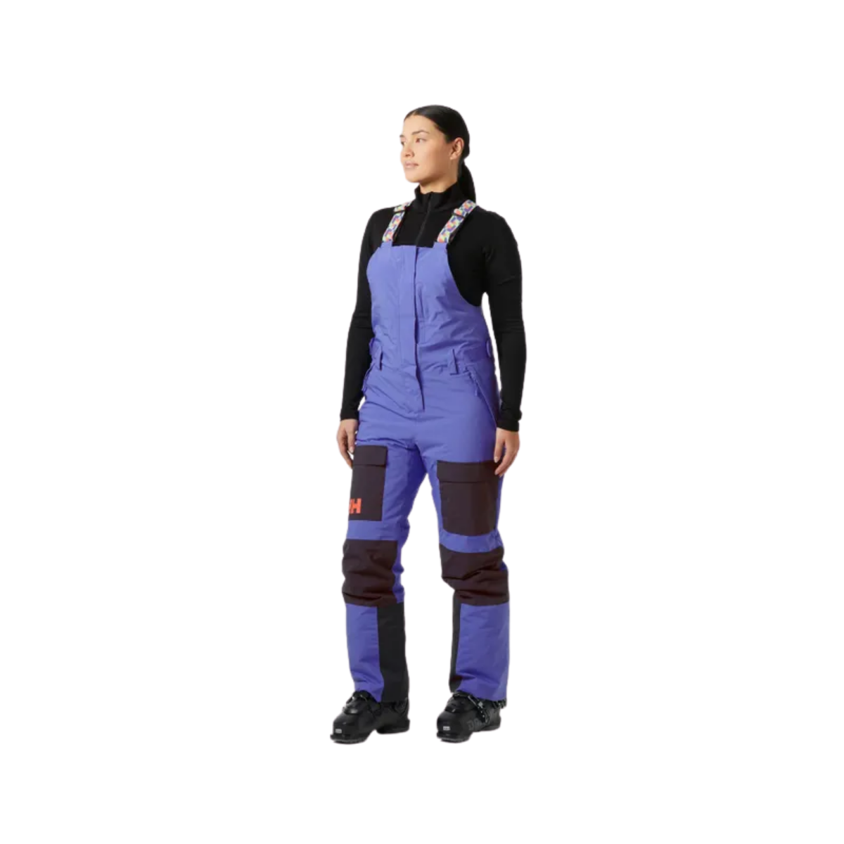HELLY HANSEN W SWITCH CARGO BIB PANT ULTRA VIOLET