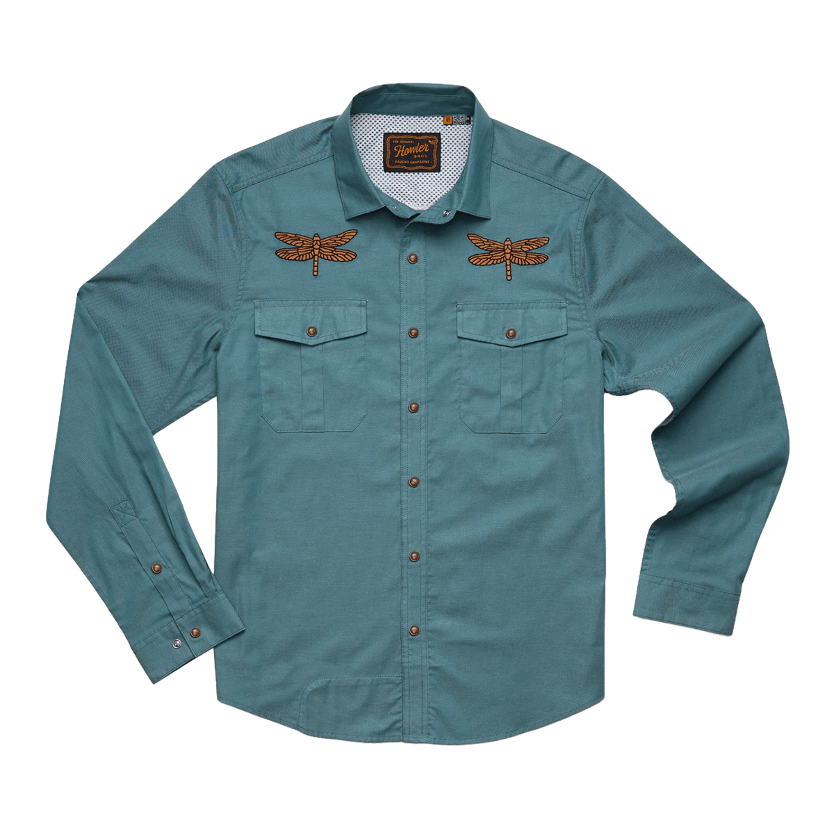 HOWLER BROTHERS GAUCHO SNAPSHIRT ENTER THE DRAGONS