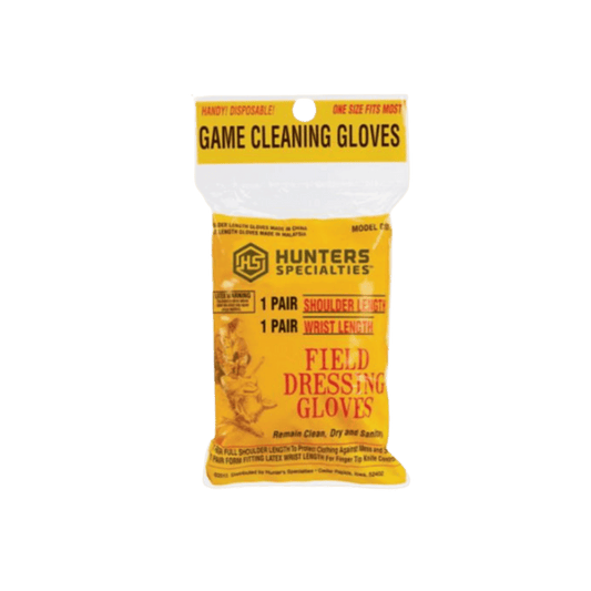 HUNTERS SPECIALTIES FIELD DRESSING GLOVE 2PR