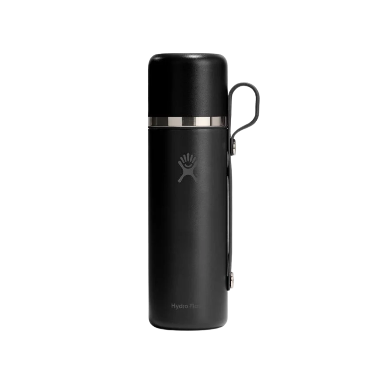 HYDRO FLASK 28OZ HOT FLASK AND CUP BLACK