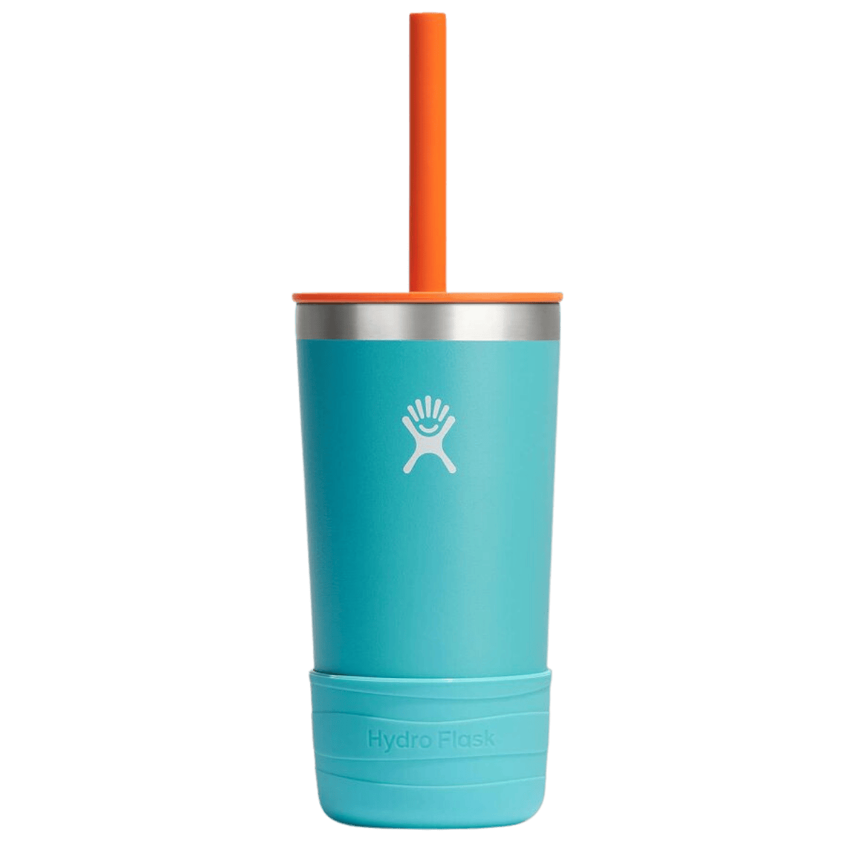 HYDRO FLASK KIDS TUMBLER W/STRAW & BOOT 12OZ_SEAFOAM