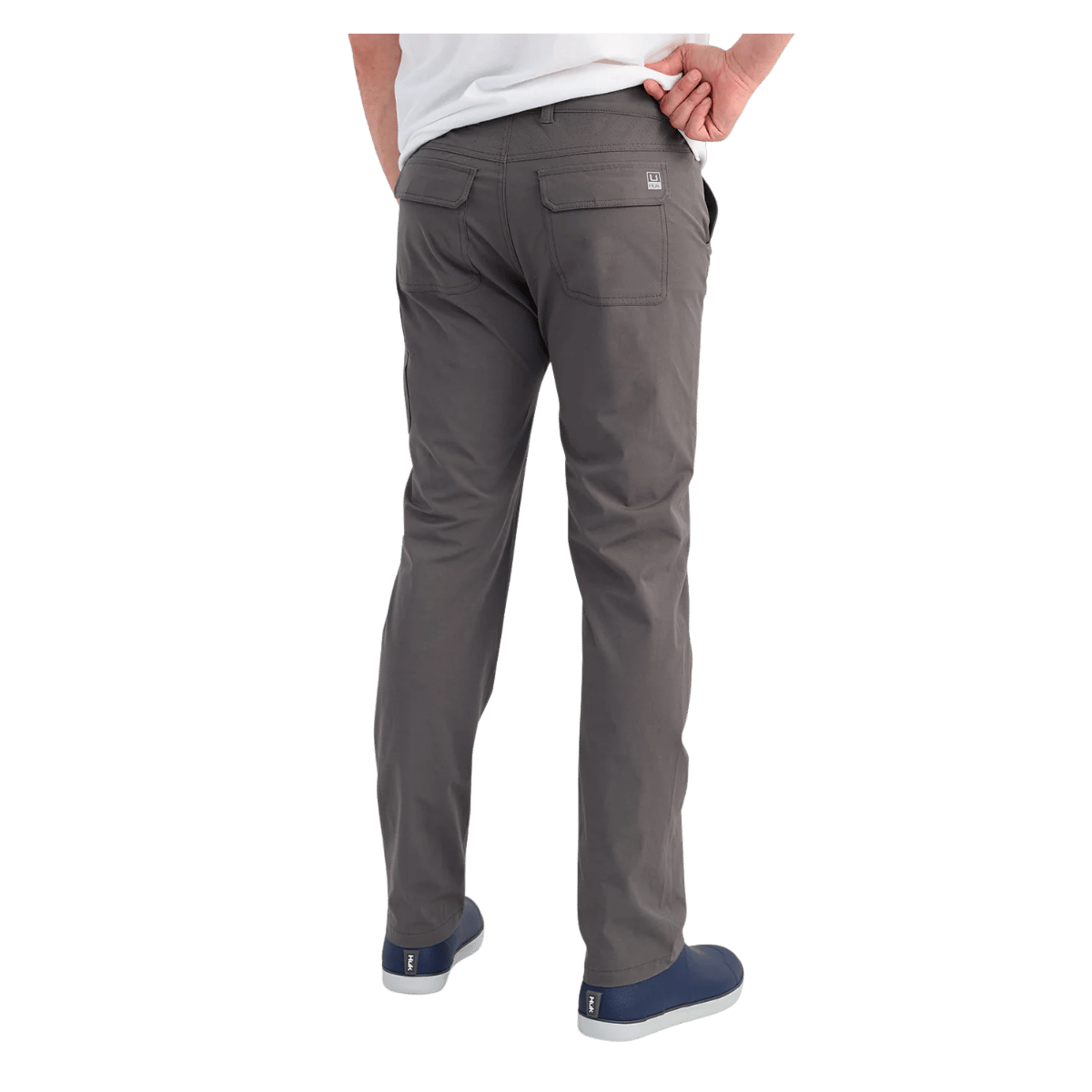 HUK MEN'S NEXT LEVEL PANT - IRON - BACK VIEW