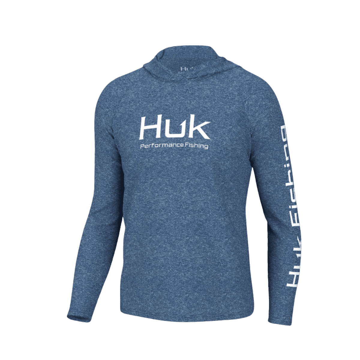 HUK MEN'S PURSUIT HOODIE HEATHER - SETSAIL HEATHER