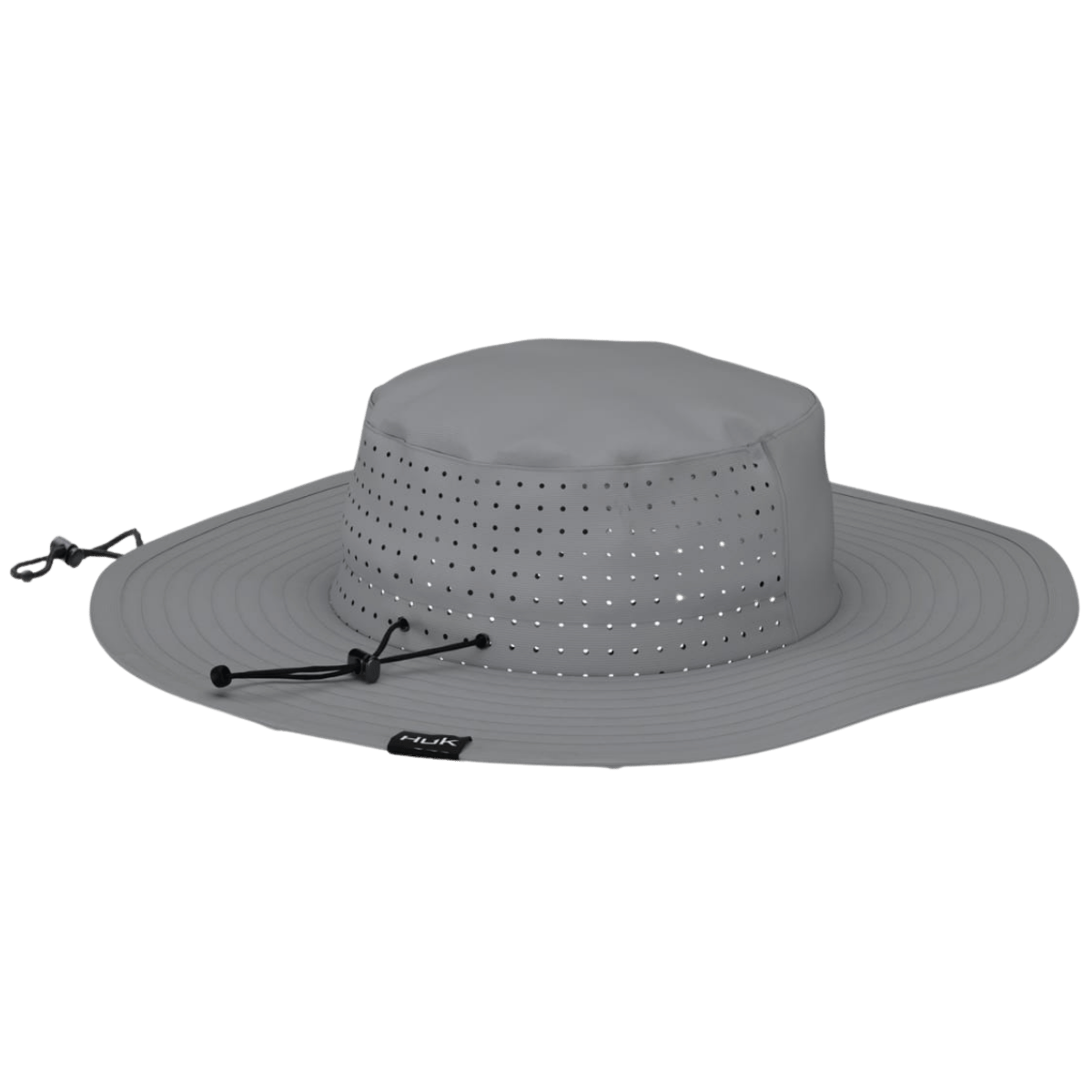 HUK SOLID BOONIE HAT HARBOR MIST BACK VIEW