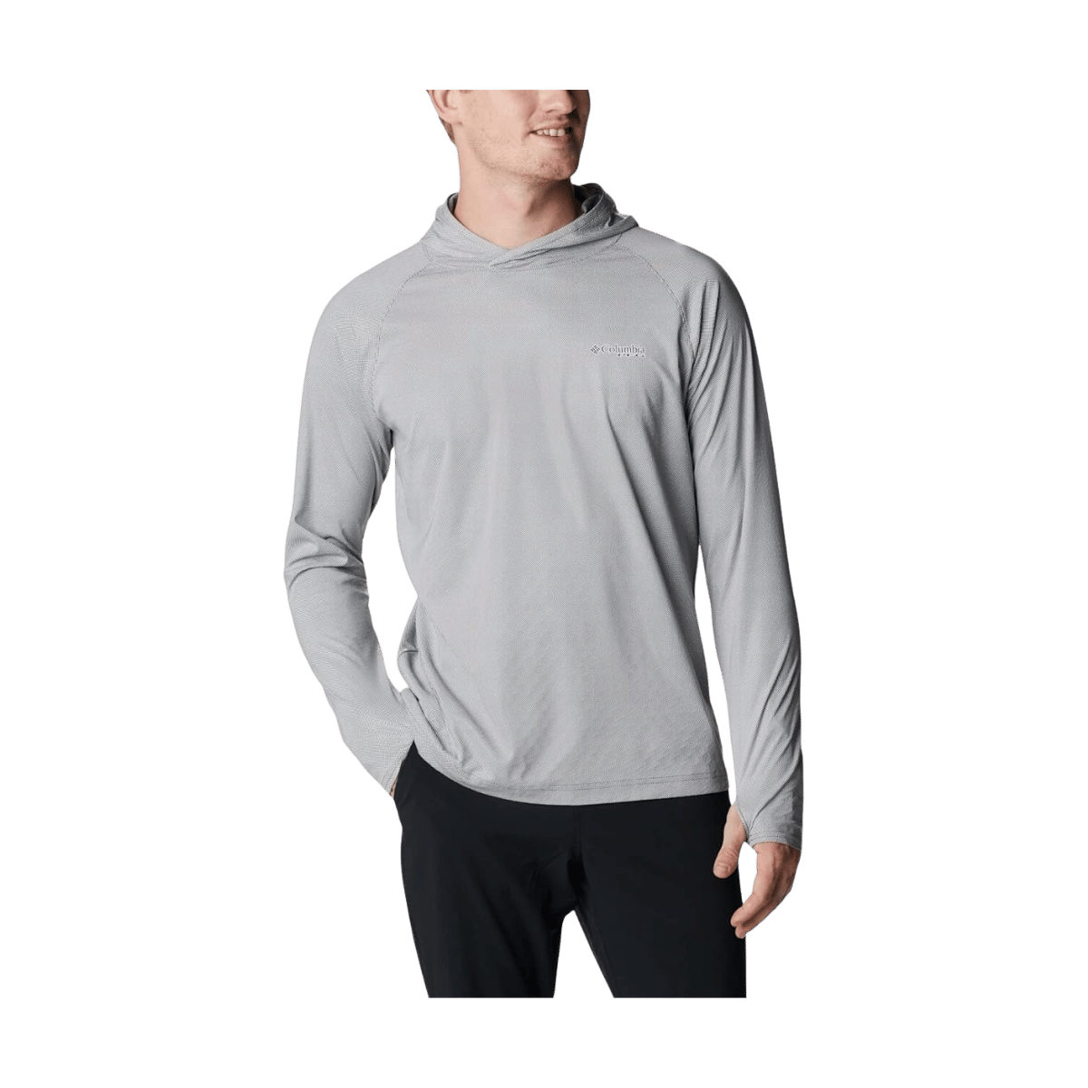 COLUMBIA MEN'S TERMINAL DEFLECTOR ICE HOODIE - CITY GREY