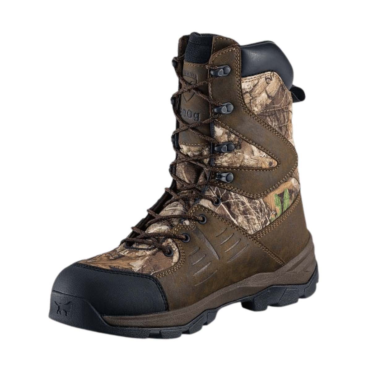 IRISH SETTER TERRAIN 10" 800G REALTREE CAMO HUNTING BOOTS - LEFT SIDE VIEW