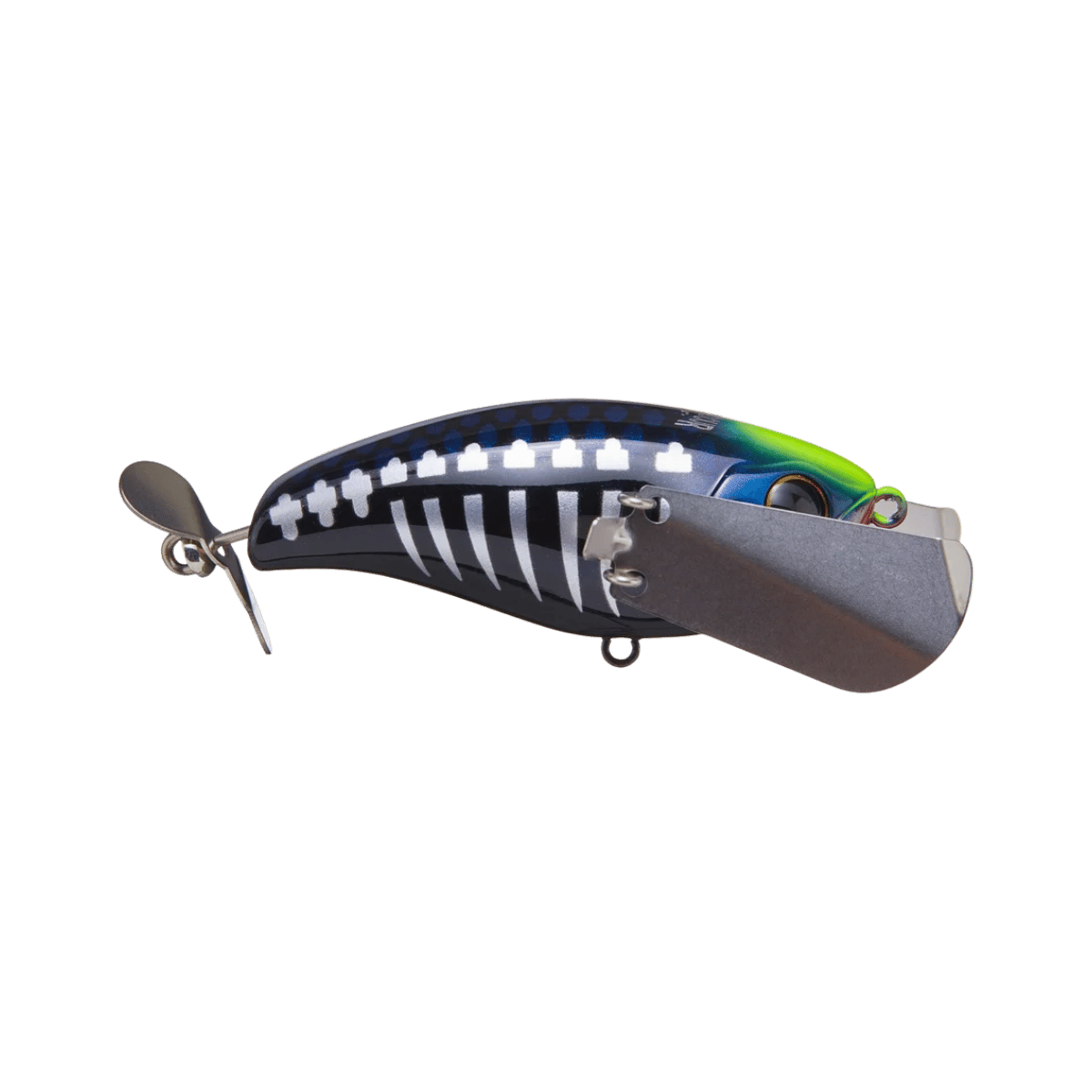 JACKALL POMPADOUR JR. TOPWATER NOISY BLACK BONE