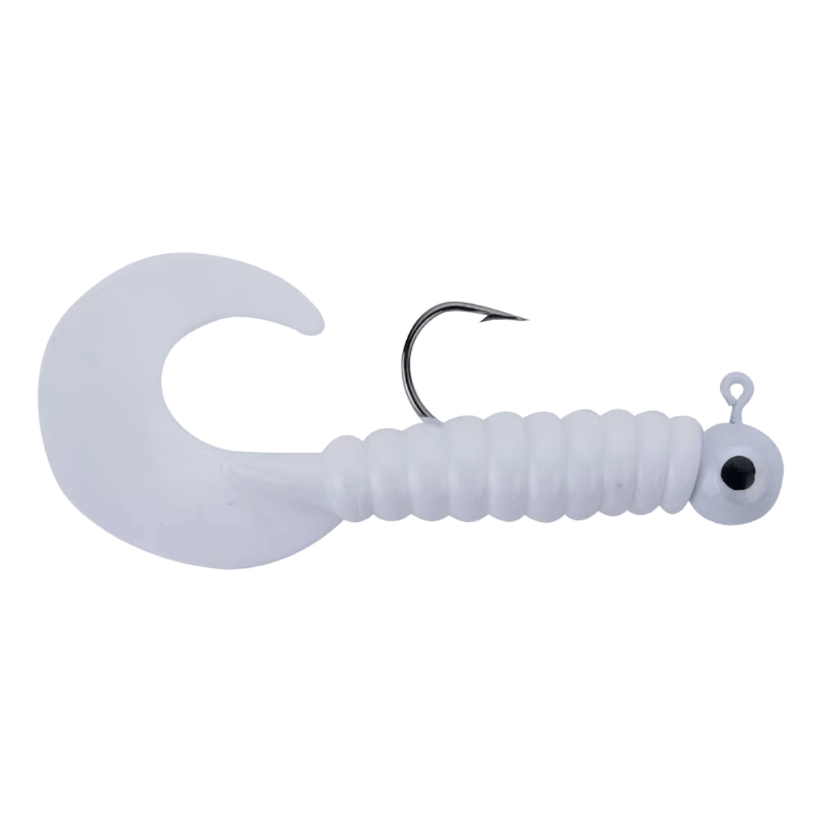 JOHNSON SWIMMING GRUBS FISHING LURE 1/8 OZ WHITE