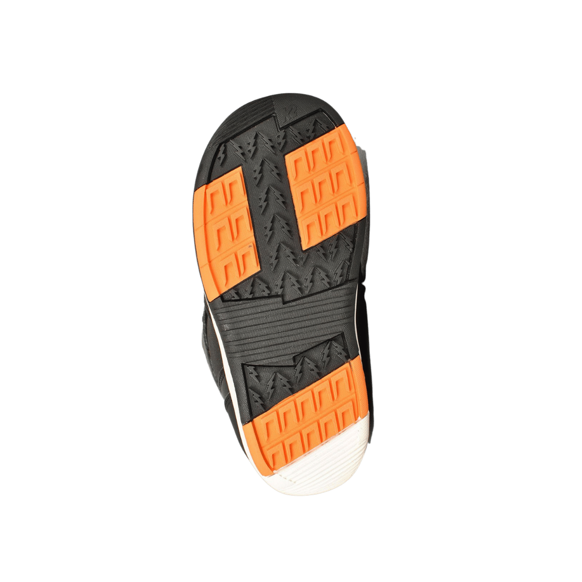 K2 VANDAL JUNIOR SNOWBOARD BOOTS 2022 - BLACK - BOTTOM SOLE VIEW