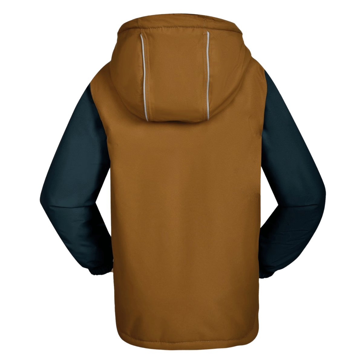 KAMIK MAX COLORBLOCK KIDS INSULATED SKI JACKET - BRONZE_BACKVIEW