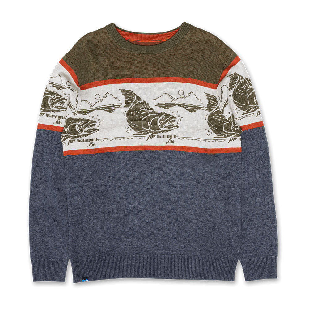KAVU HIGHLINE SWEATER- TROUT LAKE