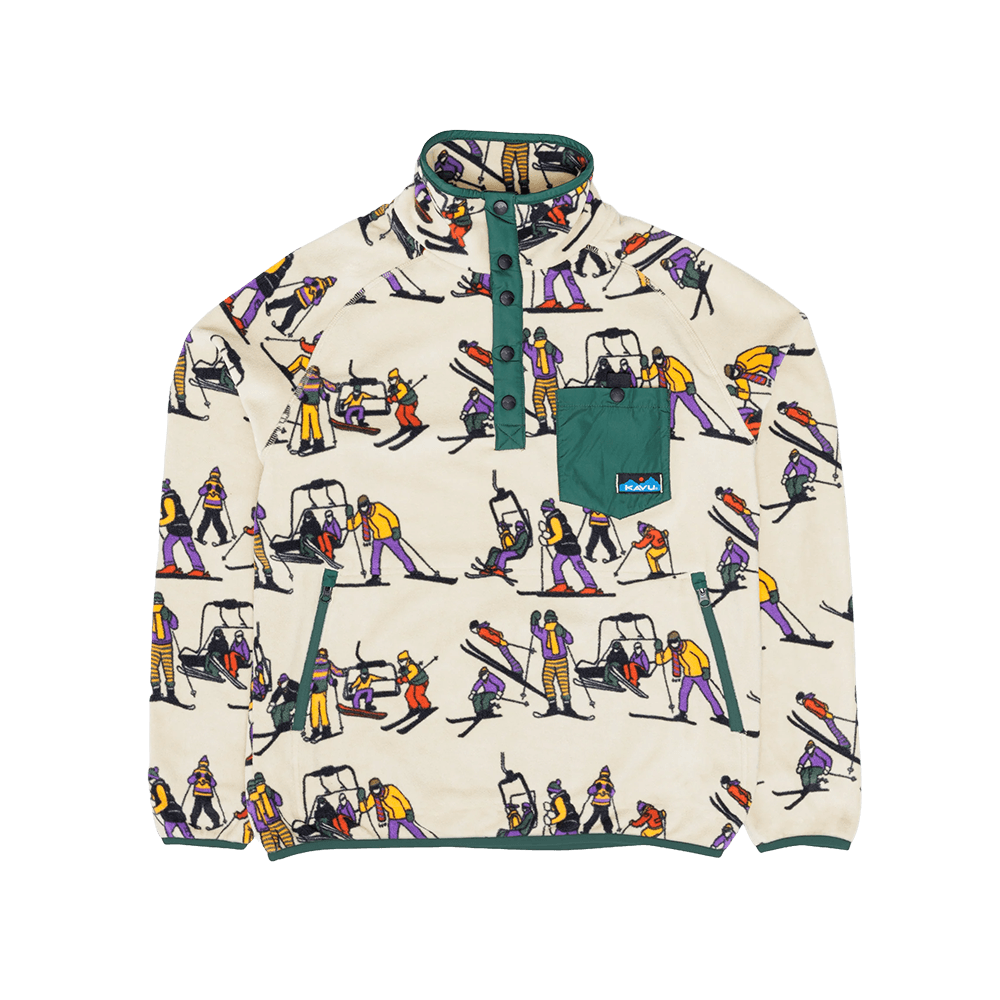 KAVU TEANNAWAY FLEECE PULLOVER - SKI YA LATER
