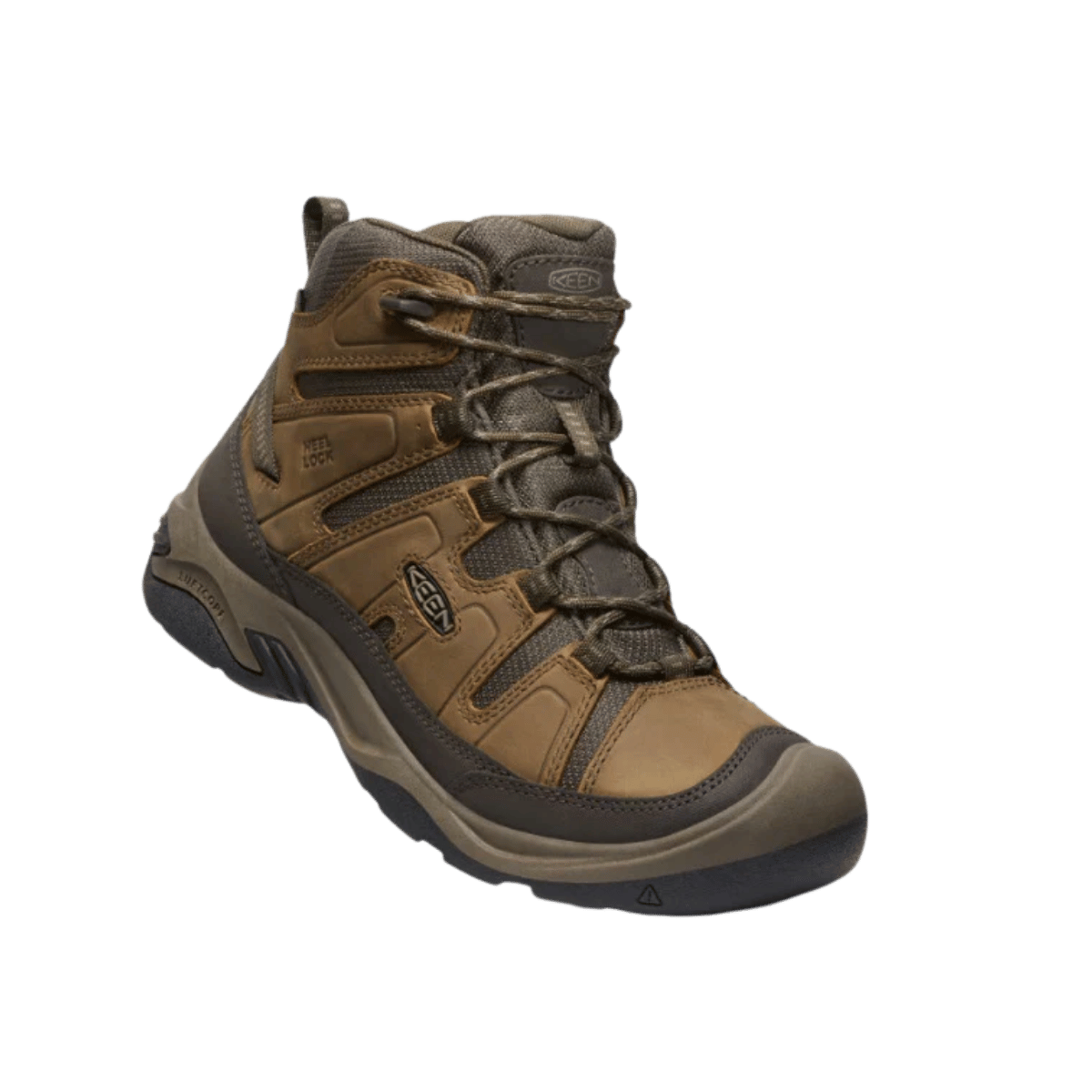 KEEN MEN'S CIRCADIA MID WATERPROOF WIDE - BISON/BRINDLE