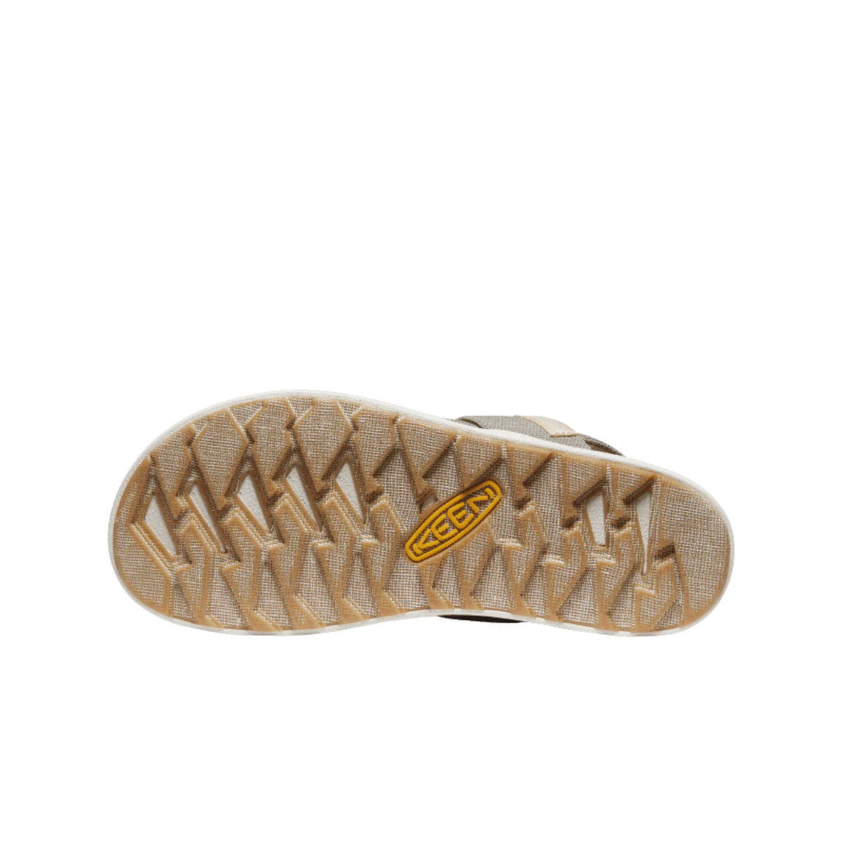 KEEN WOMEN'S ELLE BACKSTRAP - BRINDLE/BIRCH - OUTSOLE VIEW