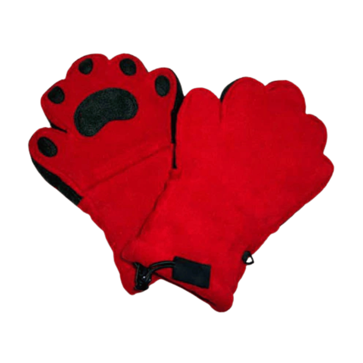 BEARHANDS & BUDDIES - KID'S RED FLEECE MITTEN