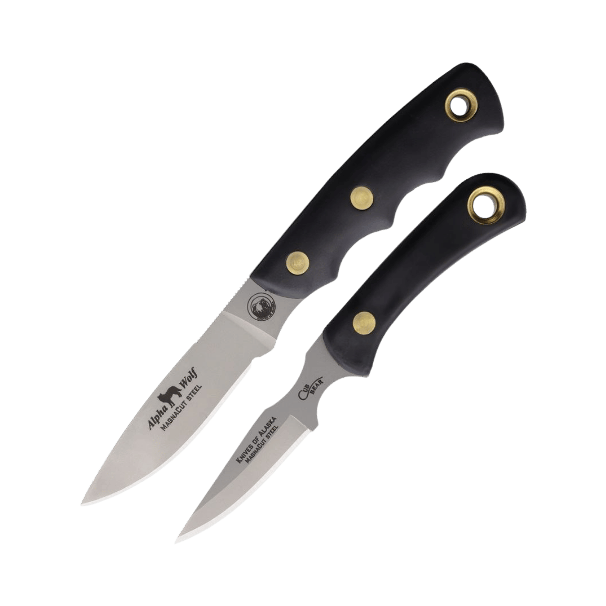 KNIVES OF ALASKA ALPHA WOLF MAGNA CUT/CUB CMBO SUREGRIP