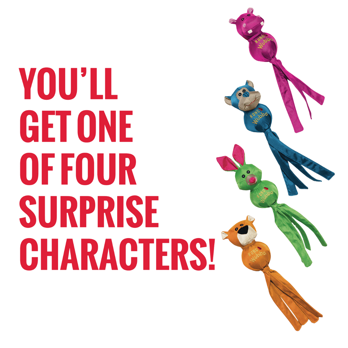 KONG WUBBA BALLISTIC FRIEND SMALL ALL