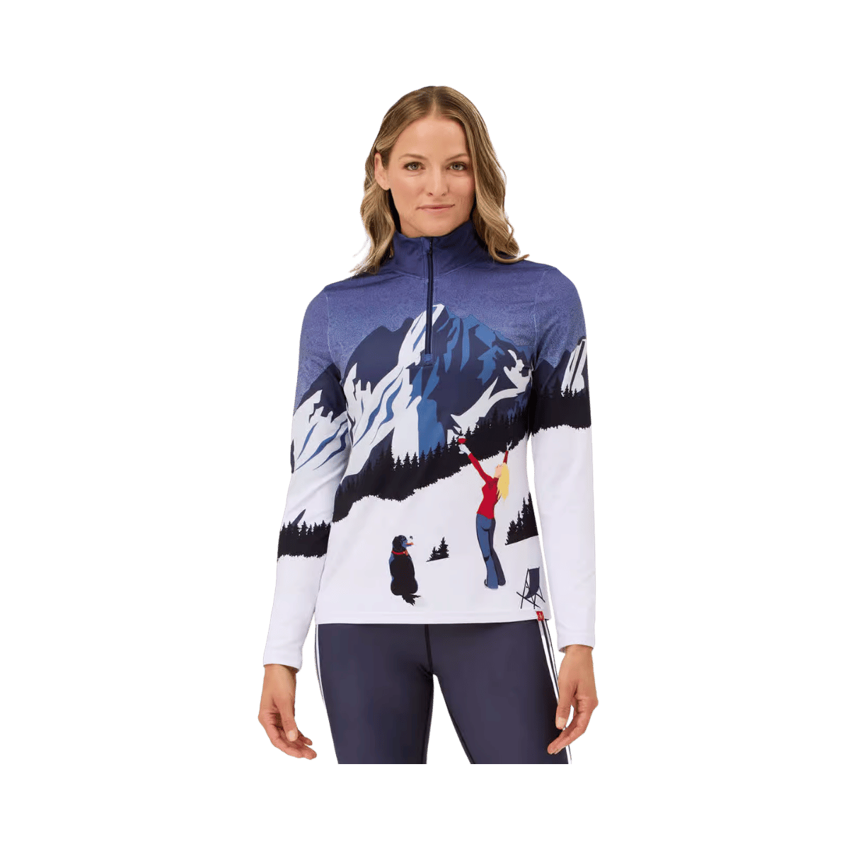 KRIMSON KLOVER W POWDER HOUND TOP NAVY