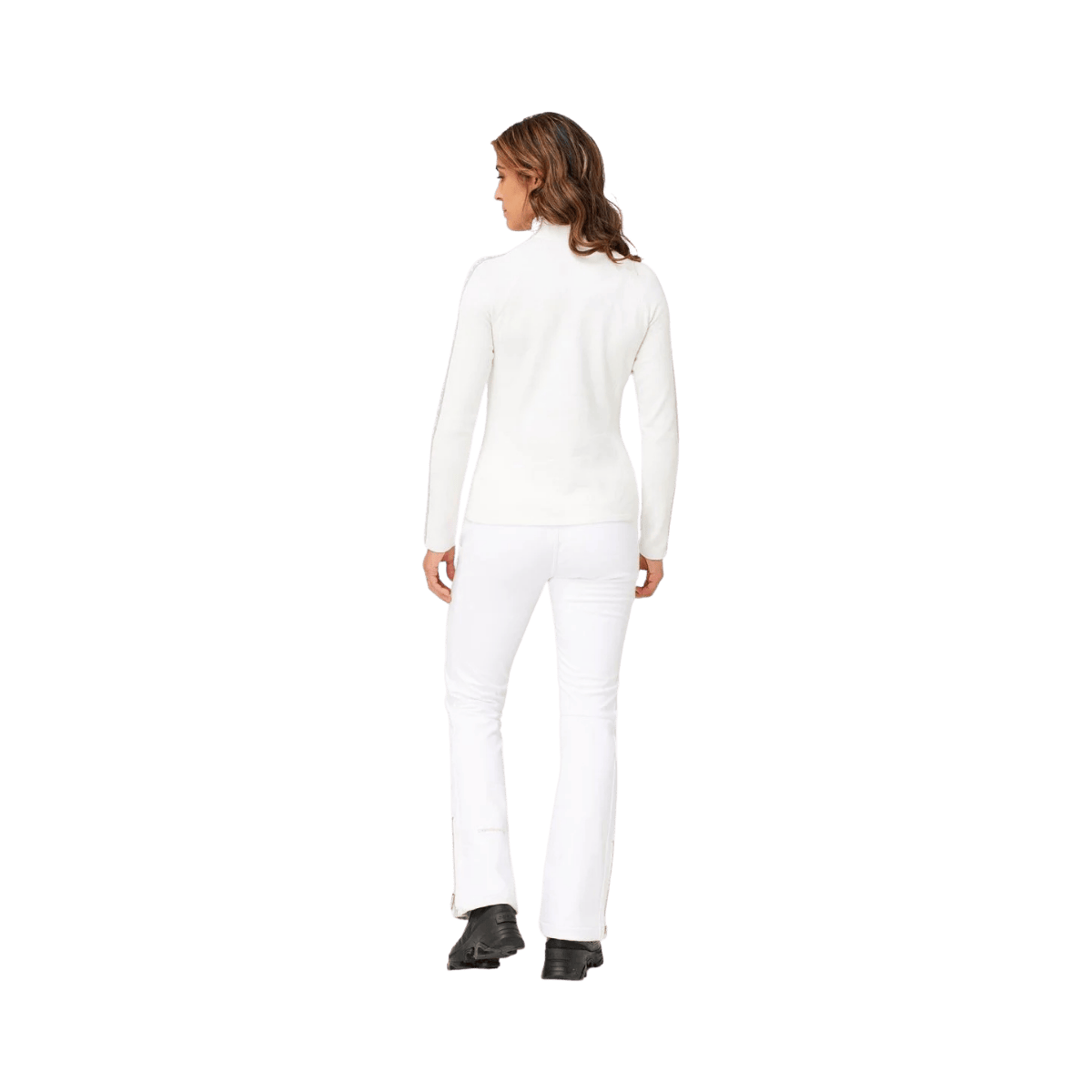 KRIMSON KLOVER WOMEN'S SLALOM ZIP NECK - SNOW - BACK