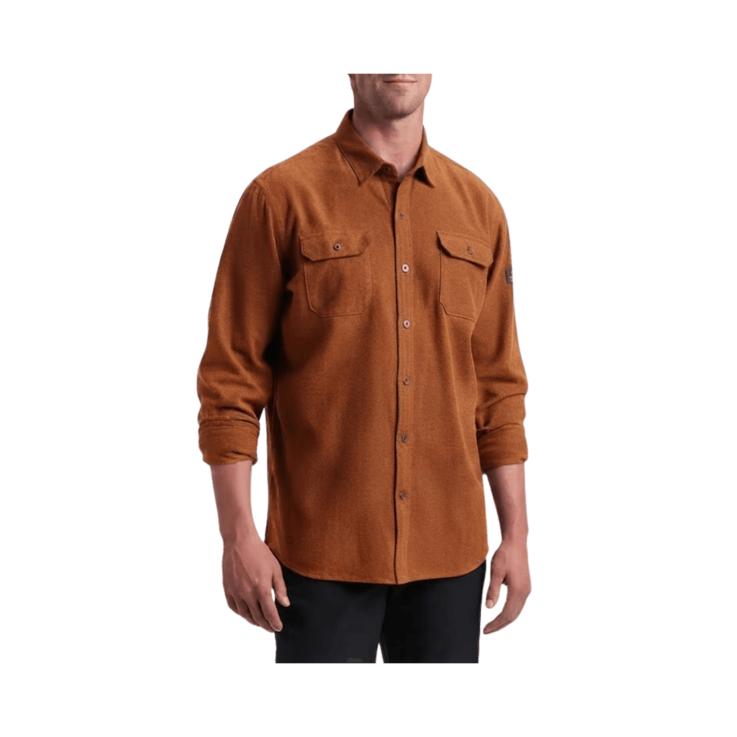 KUHL DESCENDR FLANNEL LS BURNT COPPER