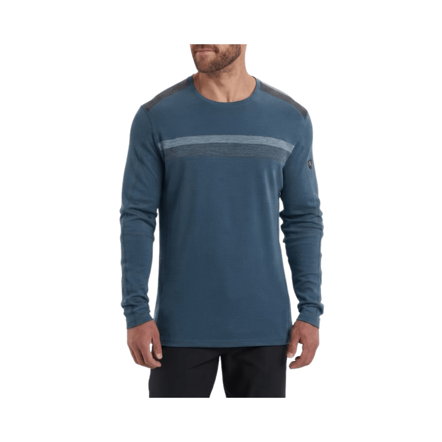 KUHL DOWNHILL RACR MERINO CREW STONE BLUE