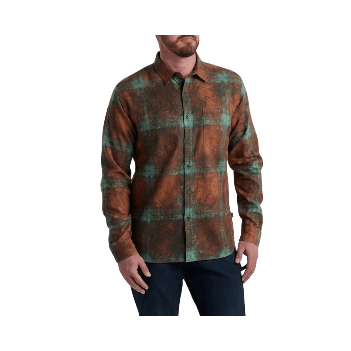 KUHL FUGITIVE FLANNEL LS RUSTED COPPER