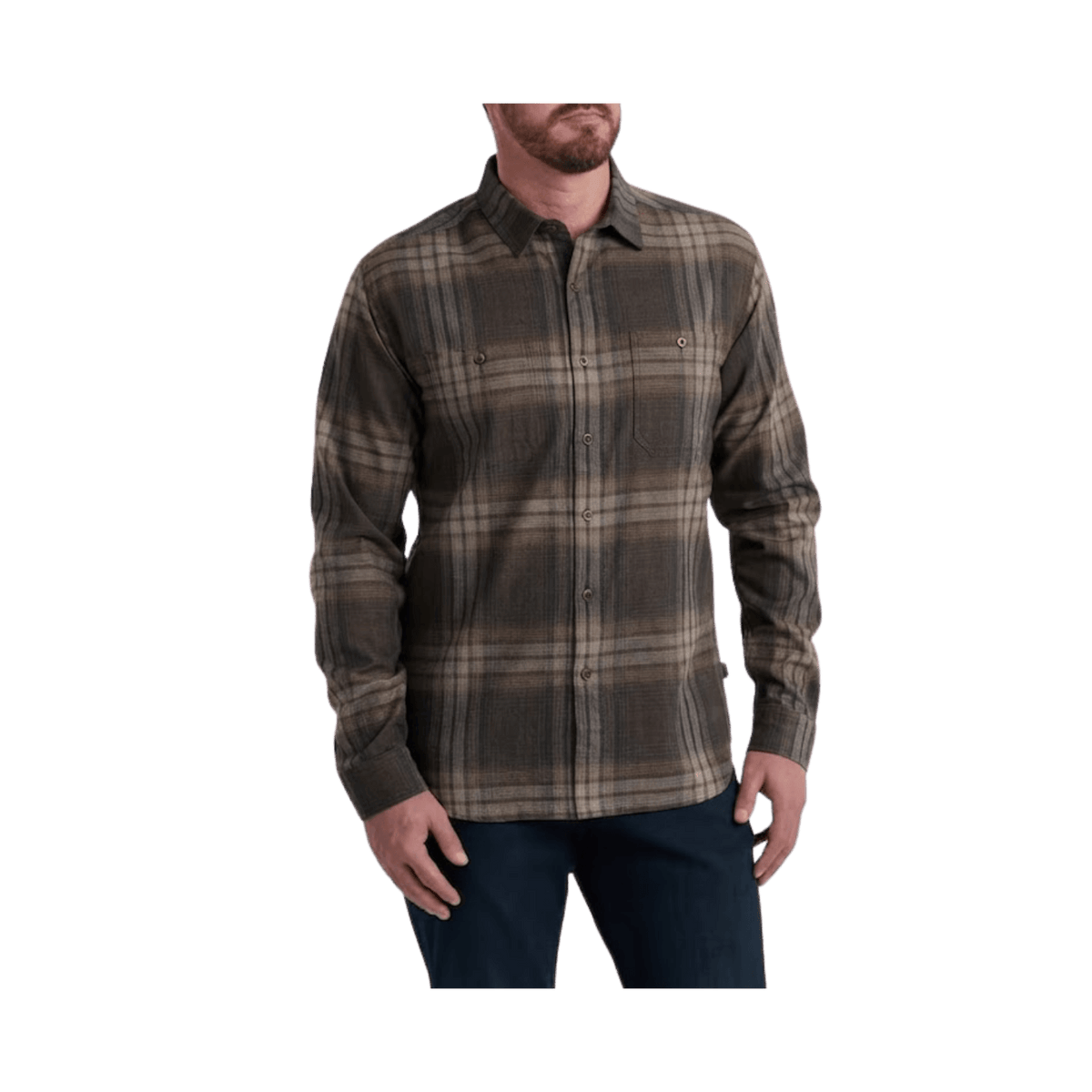 KUHL FUGITIVE FLANNEL LS SMOKED BARREL