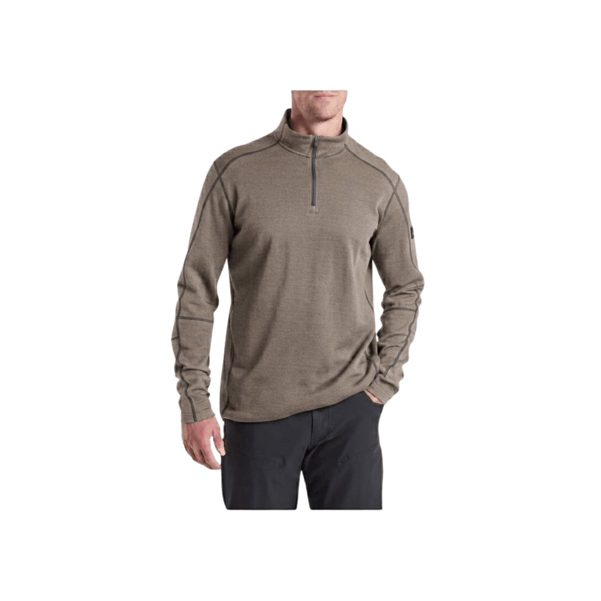 KUHL INVIGORATR MERINO 1/4 ZIP KANVAS