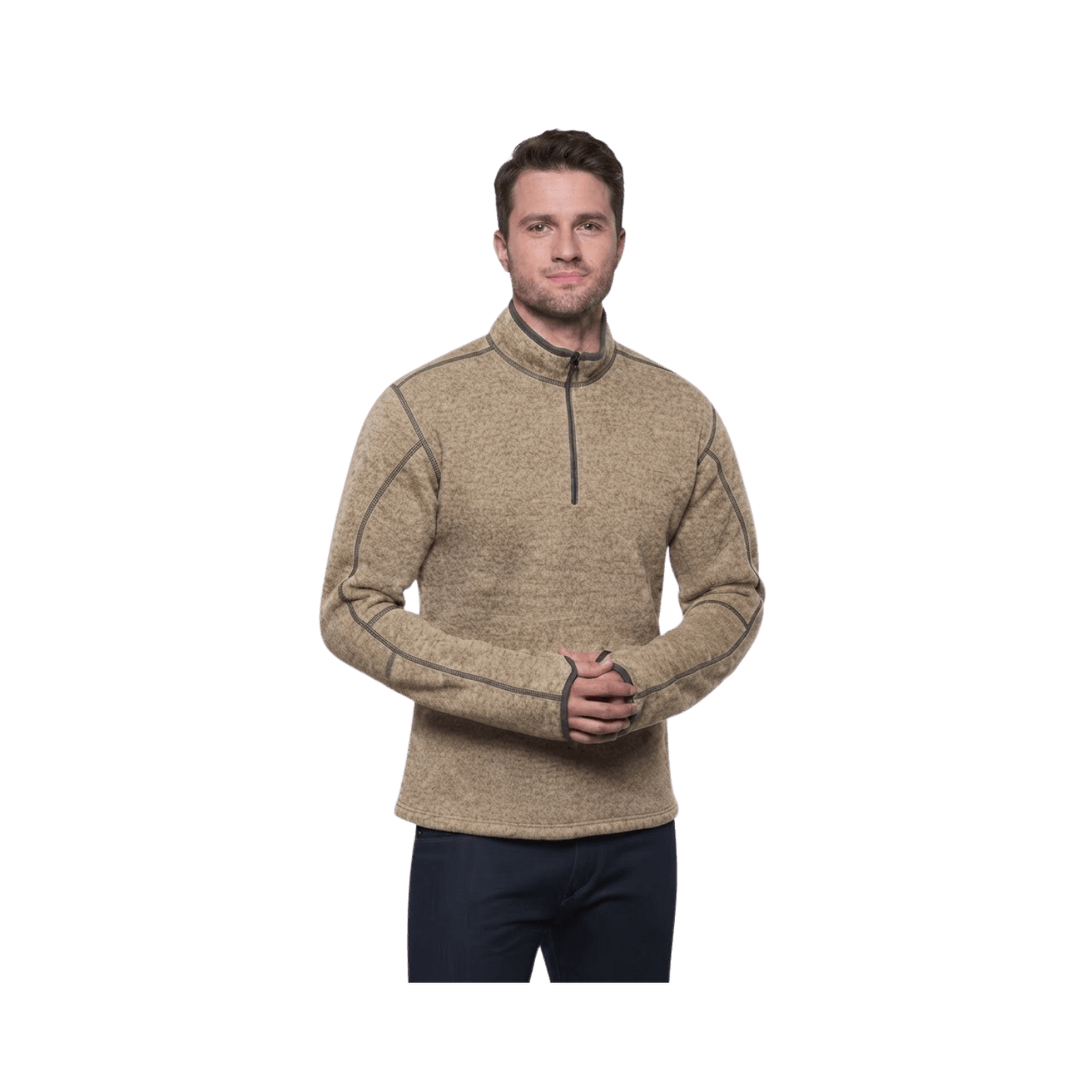 KUHL THOR 1/4 ZIP DESERT KHAKI
