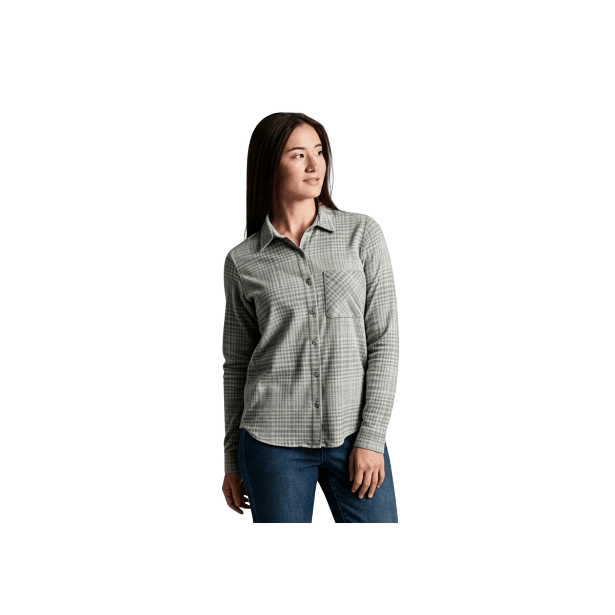 KUHL WOMEN'S INNOVATR KNIT FLANNEL- FLINT