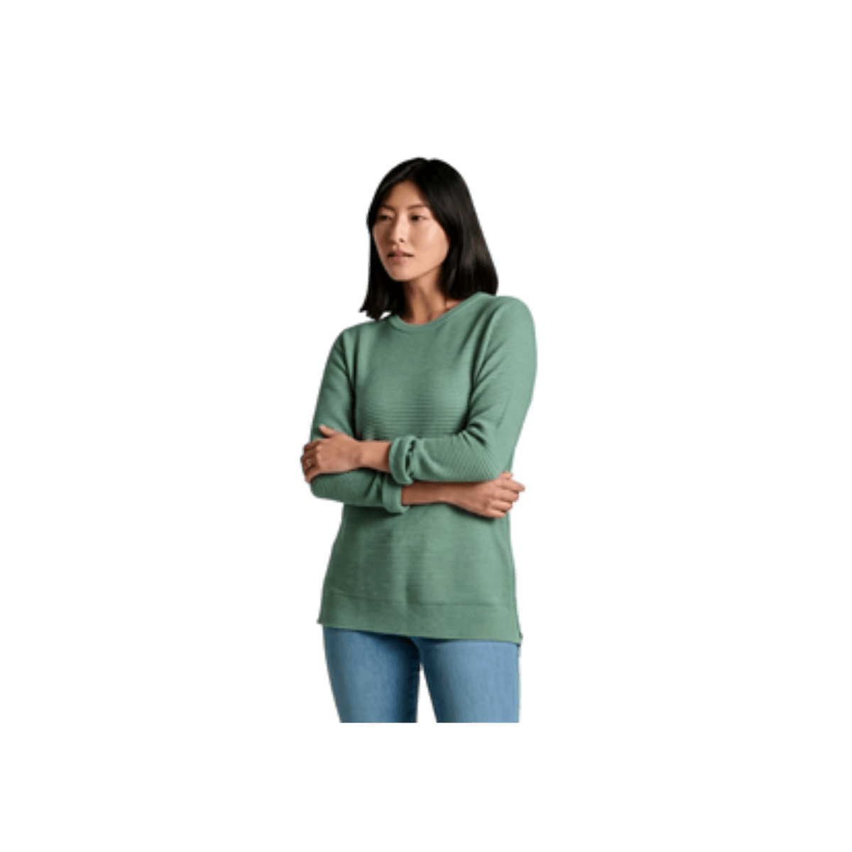 KUHL WOMEN'S SOLACE CREW TUNIC SWEATER- RIVERSIDE