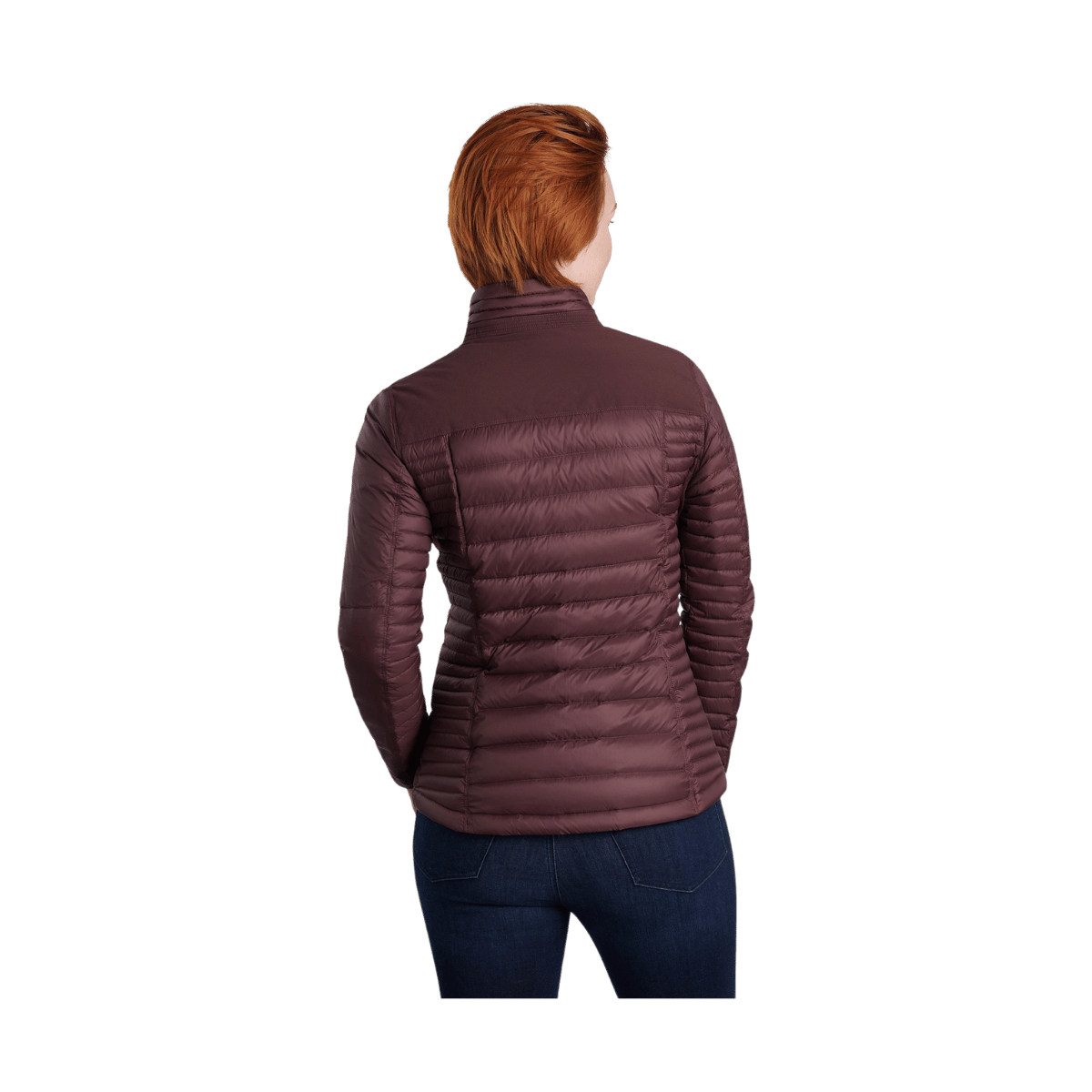 KUHL WOMEN'S SPYFIRE DOWN PARKA - KALAMATA - BACK VIEW