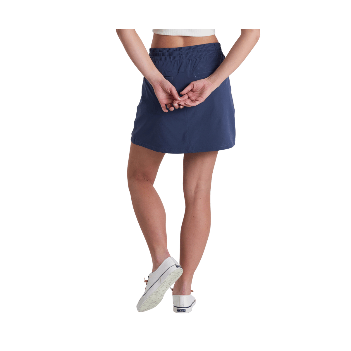 KUHL WOMEN'S VANTAGE SKORT - NOCTURNE - BACK VIEW