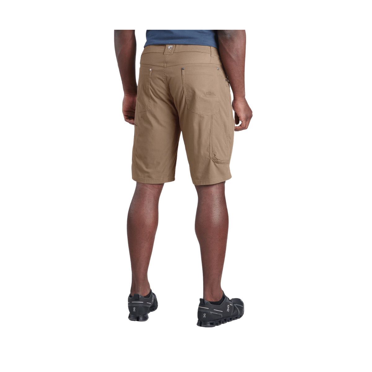 KUHL MEN'S FREE RADIKL SHORT 10" - DARK KHAKI - BACK VIEW