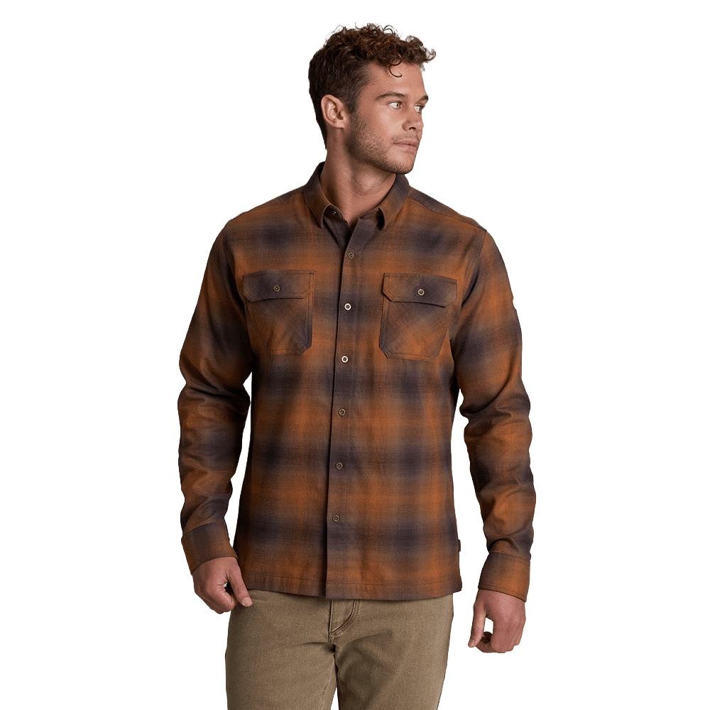 KUHL DILLINGR FLANNEL LS RUSTED SUN