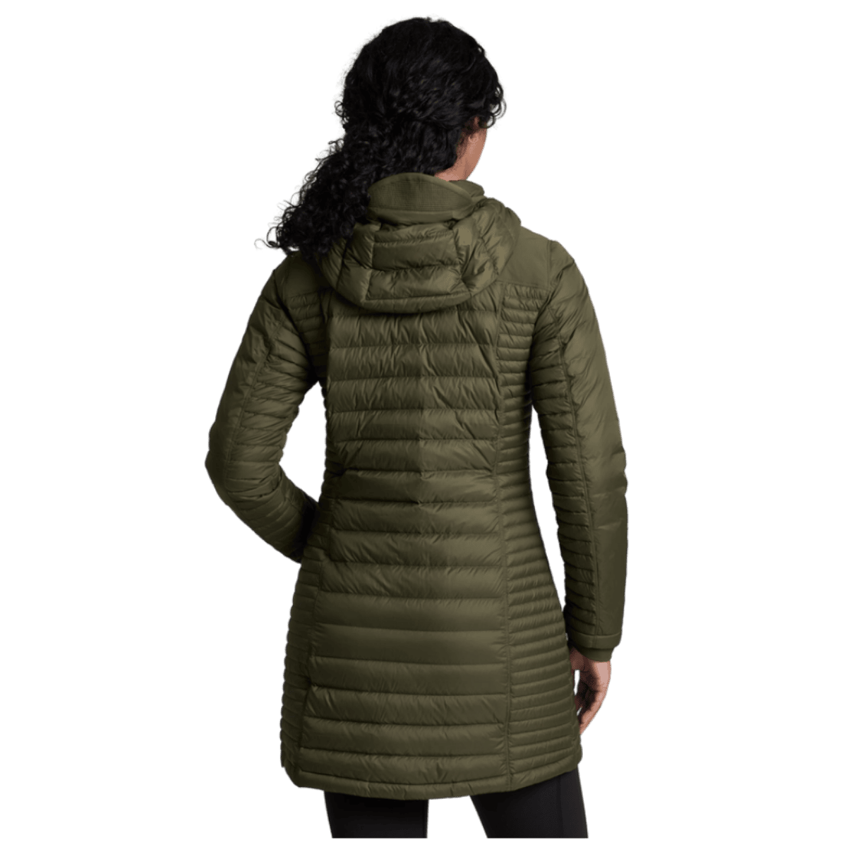 KUHL WOMEN'S SPYFIRE PARKA MIKROTEX JACKET - VINE - BACK VIEW WW