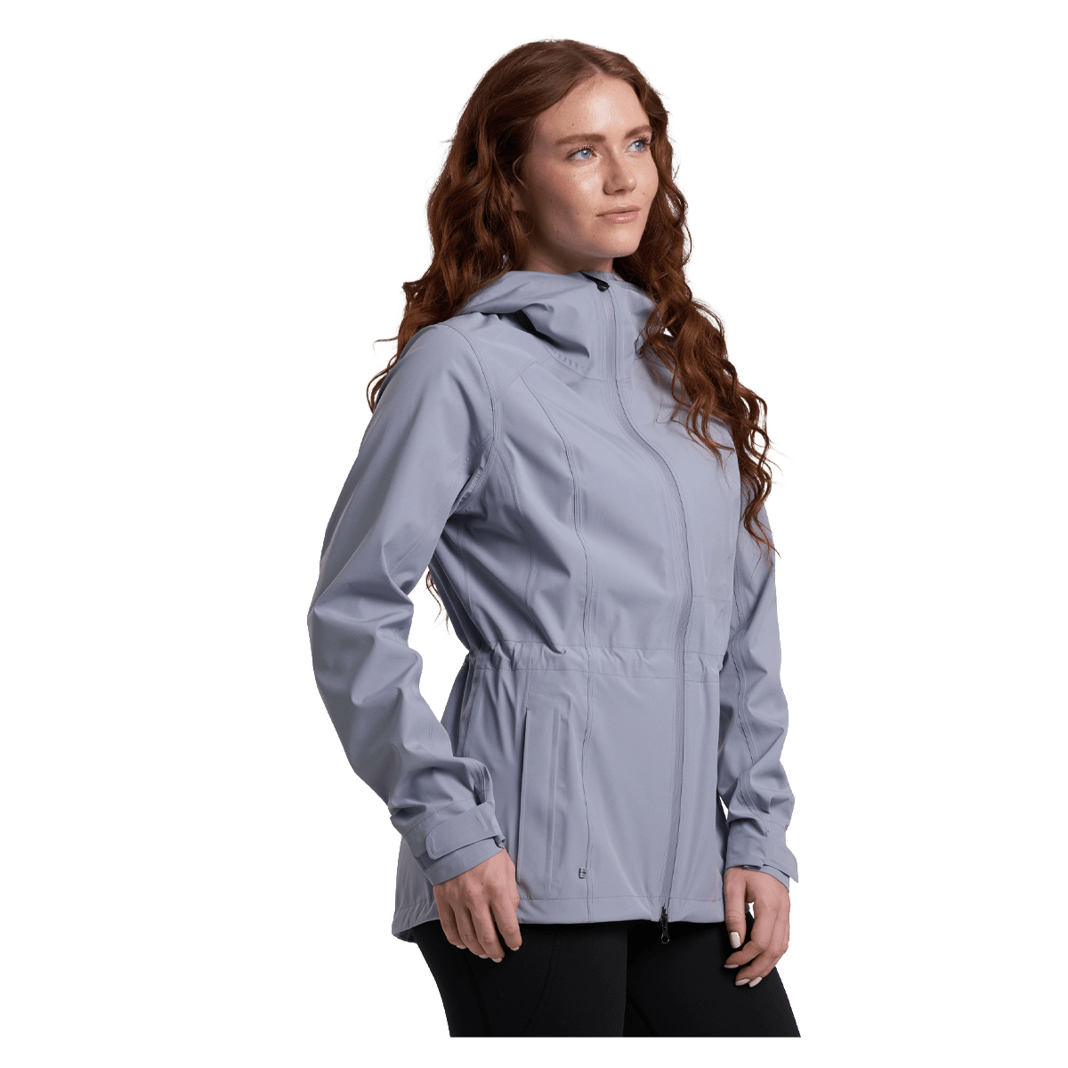 KUHL WOMEN'S STRETCH VOYAGR RAIN JACKET - VIOLET HAZE - SIDE VIEW