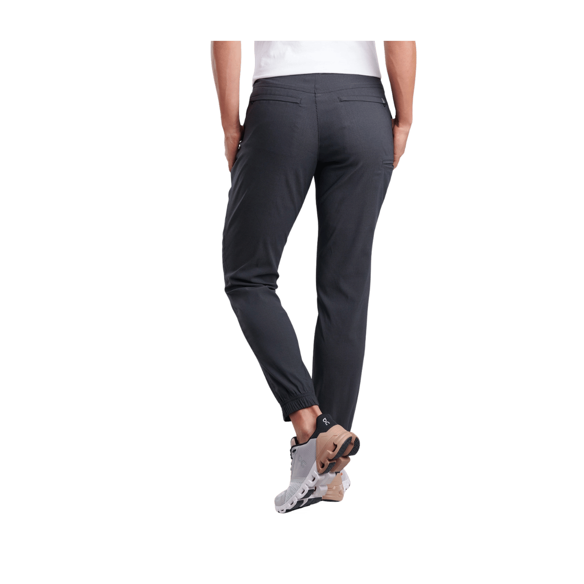 KUHL WOMEN'S HAVEN JOGGR - BLACK - BACK VIEW