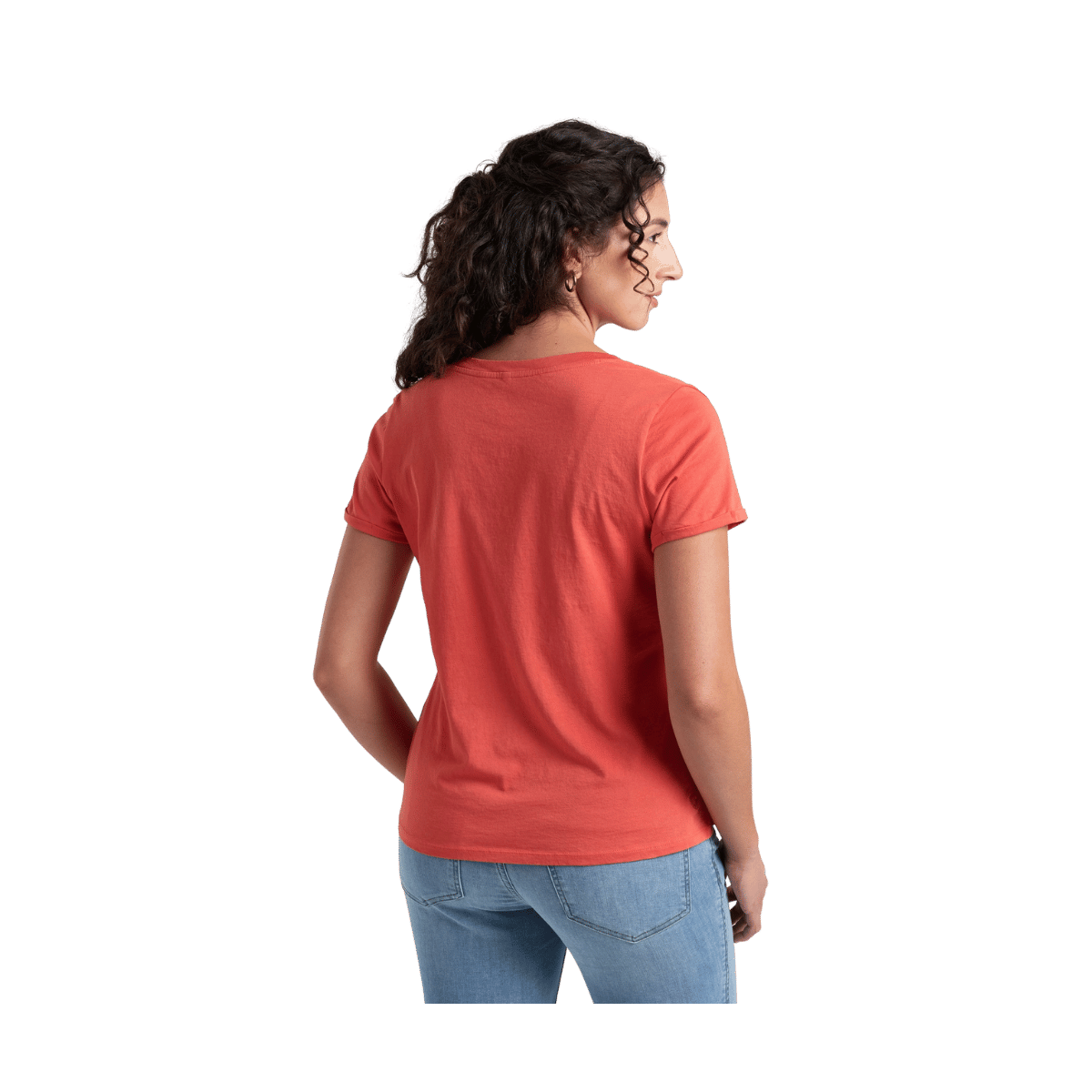 KUHL WOMEN'S SHORT SLEEVE VEGA TEE - SUNSET - BACK VIEW