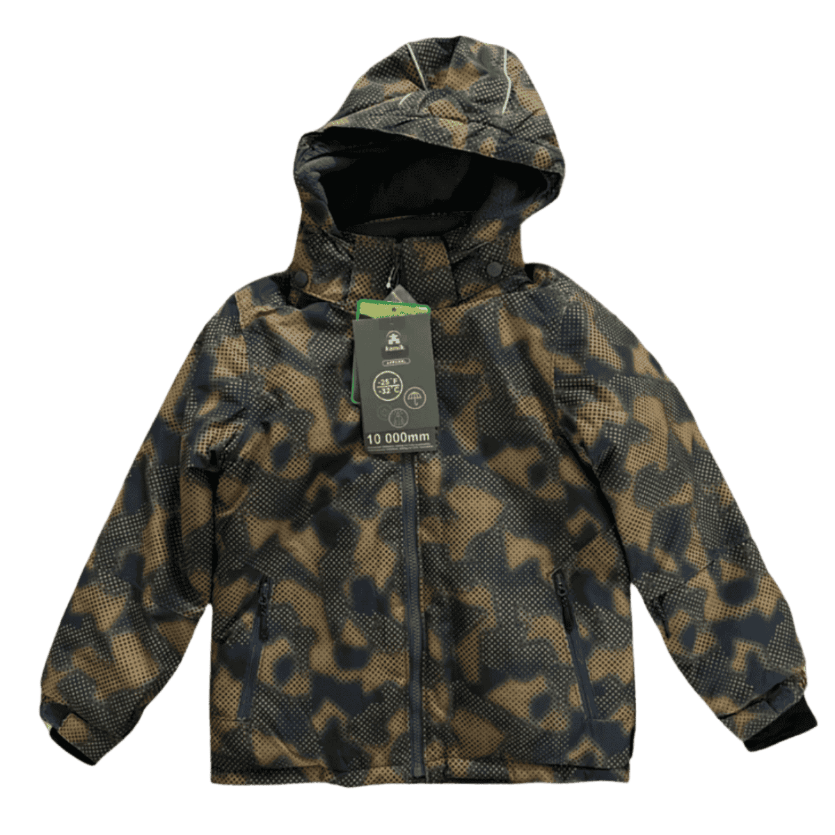 KAMIK WALKER TERRAIN KIDS INSULATED SKI JACKET - BRONZE - MAIN IMAGE