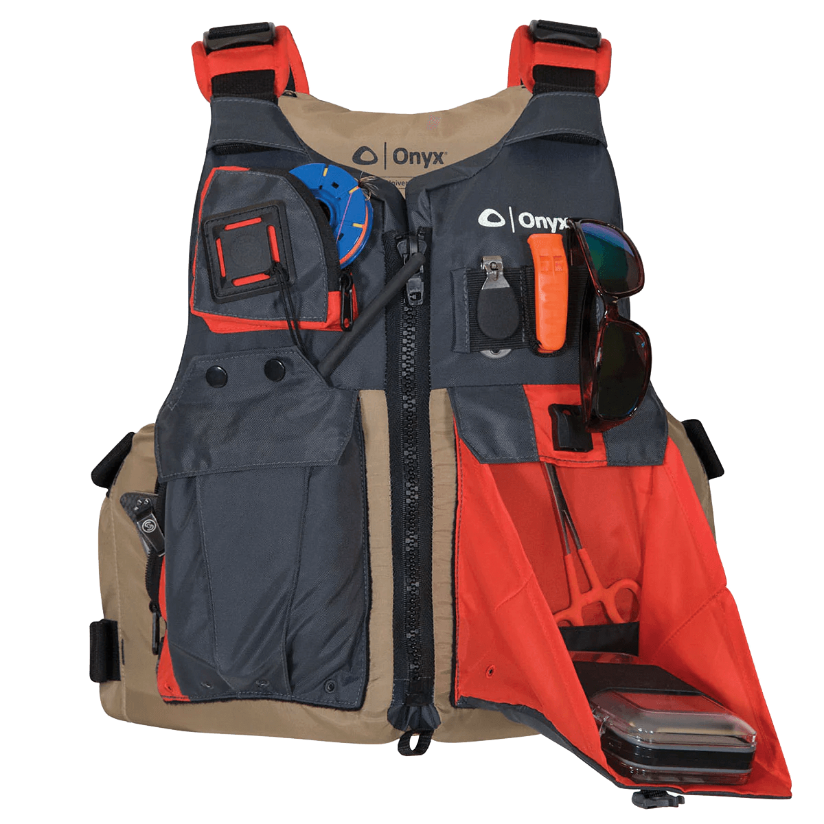 KAYAK FISHING PADDLE VEST - TAN