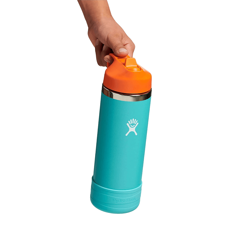HYDRO FLASK 18OZ KIDS WIDE MOUTH BOTTLE WITH STRAW CAP