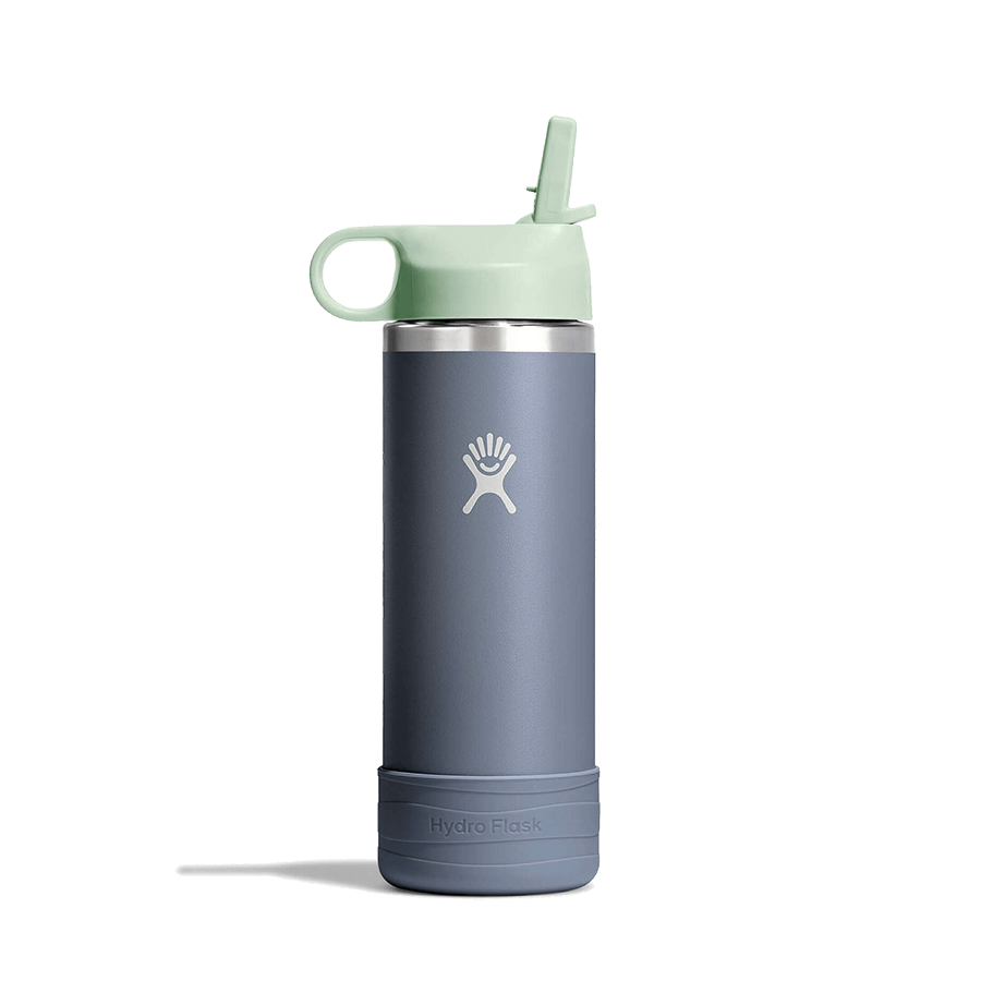 HYDRO FLASK 18OZ KIDS WIDE MOUTH BOTTLE WITH STRAW CAP KOALA