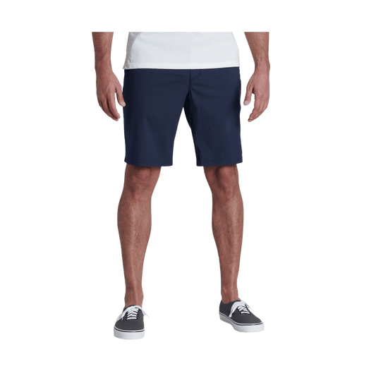 KUHL MEN'S RESISTOR LITE CHINO SHORT 10" - PIRATE BLUE - FRONT VIEW