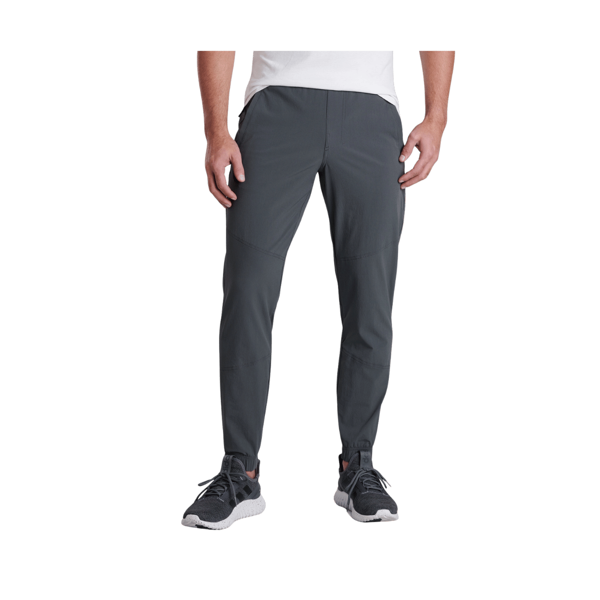 KUHL MEN'S SUPPRESSOR JOGGER - CARBON - FRONT VIEW